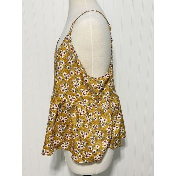 Shein Women's Sleeveless Floral Print Boho Peplum Cami Top Multi-Color Size 1XL - Picture 6 of 11